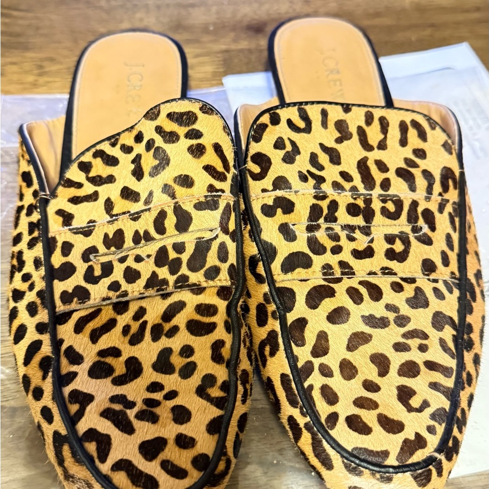 J. Crew Animal Print Women's Mules